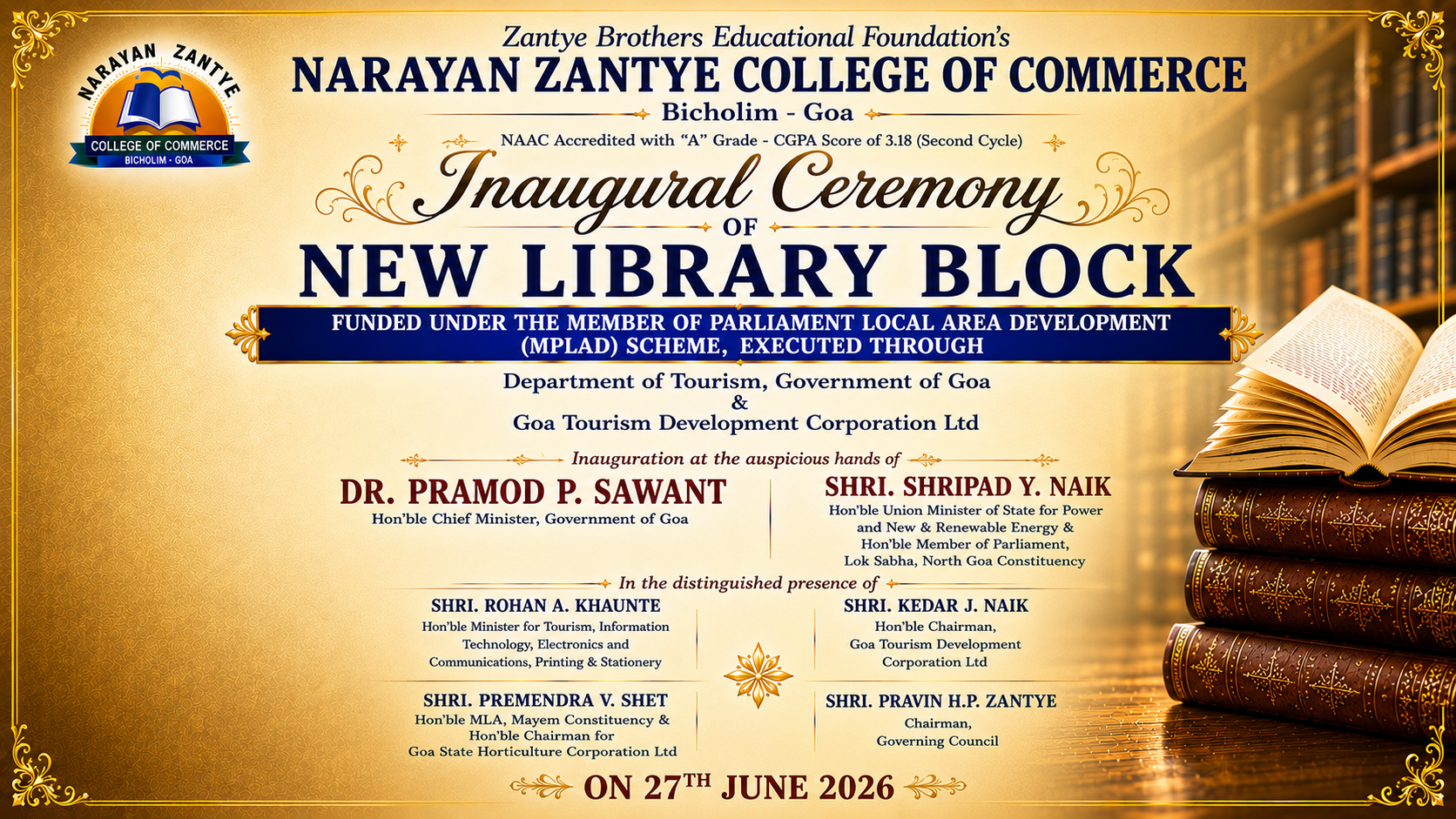 New Library Block Inauguration